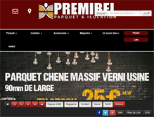 Tablet Screenshot of premibel-parquet.com